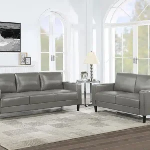 Monica Sofa + Loveseat (Grey)