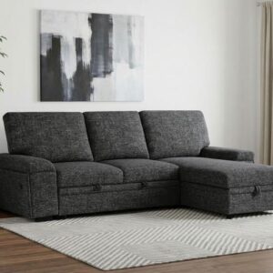 Demko Granite Sleeper Sectional in Living Room
