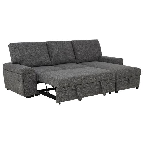 Demko Granite Sectional with Pull-out Sleeper