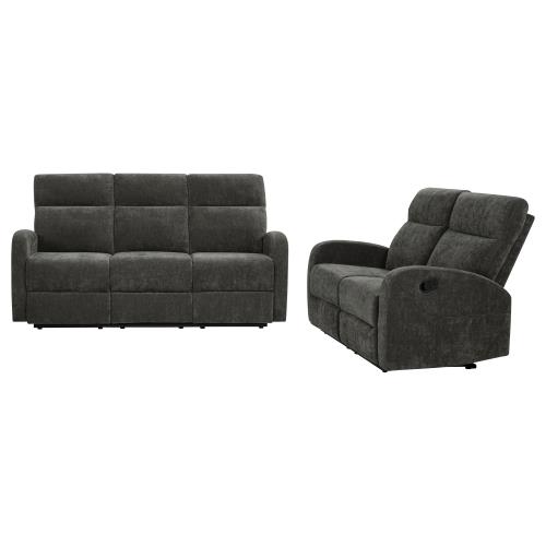 Hamilton Charcoal Grey Sofa and Loveseat