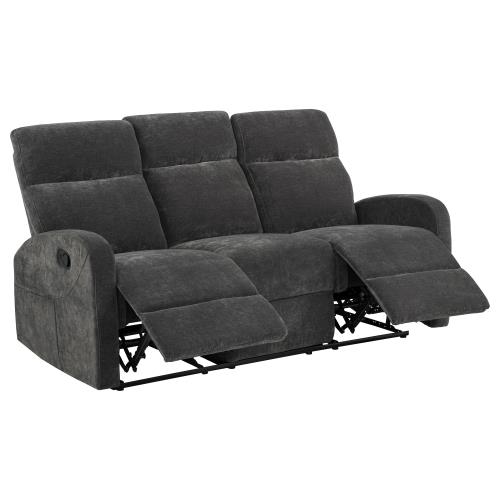 Hamilton Manual Reclining Sofa with Footrests Extended
